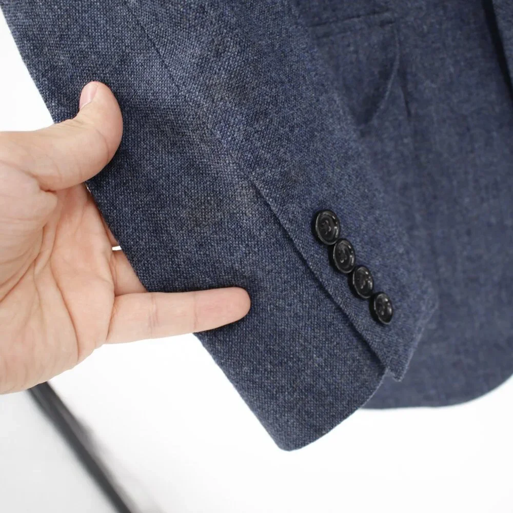 J. Crew Sport Coat Mens 38R Moon British Cloth Wool Two Button Single Breasted‎